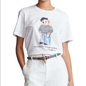 Polo Ralph Lauren Polo Bear French Beret T-Shirt Size L